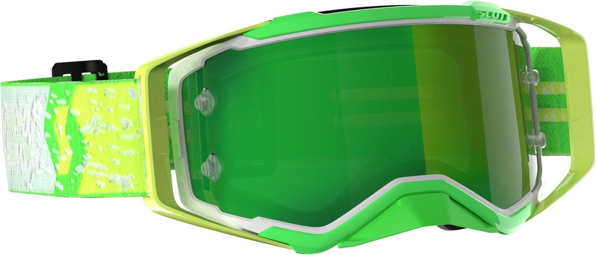 Scott Prospect SPECIAL EDITION - Dean Lucas  | Enduro/Cross bril | BMX Bril | Skibril | Groen/Wit/Fluo geel