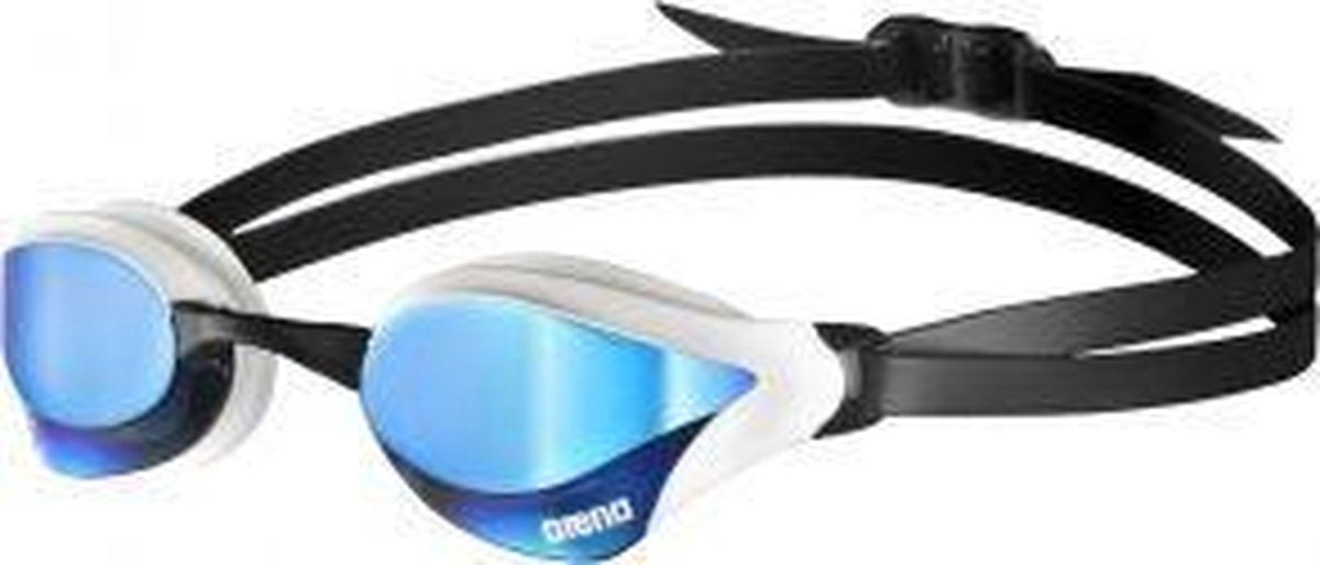 Arena Cobra Core Swipe Mirror Zwembril - Wit / Blauw | Maat: