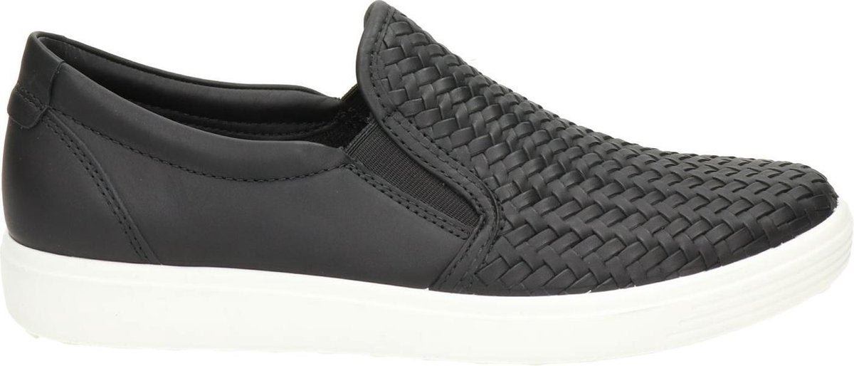Ecco Soft 7 dames instapper - Zwart - Maat 35