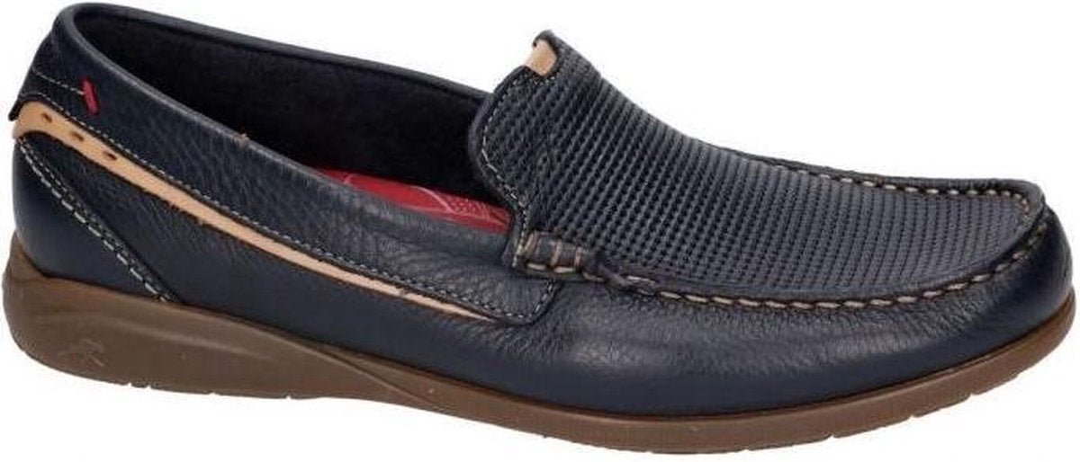 Fluchos -Heren -  blauw donker - mocassins - maat 40