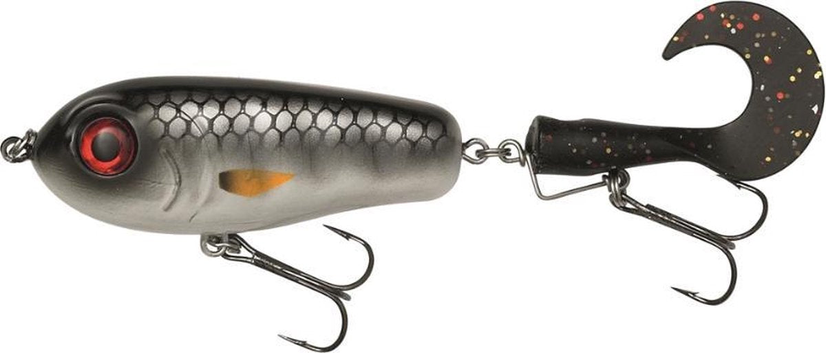Kinetic Humpy Dumpy - Shiner - Jerkbait - 9.5cm - 75g - Zwart