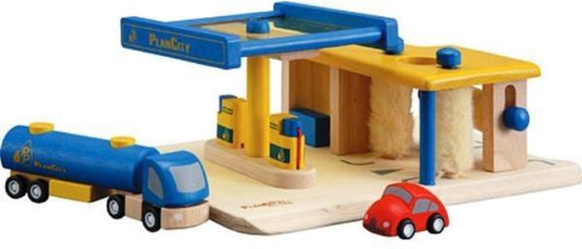 PlanToys Tankstation