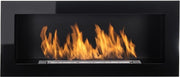 Sfeerhaard Openhaard Zwarte Glans 90 x 40 CM Hangend of Inbouw Bioethanolhaarden.com