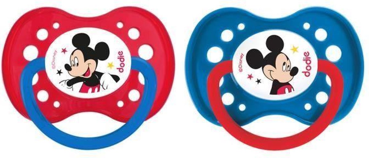 MICKEY Dodie anatomische fopspeen Duo A65 - vanaf 18 maanden - Disney Baby