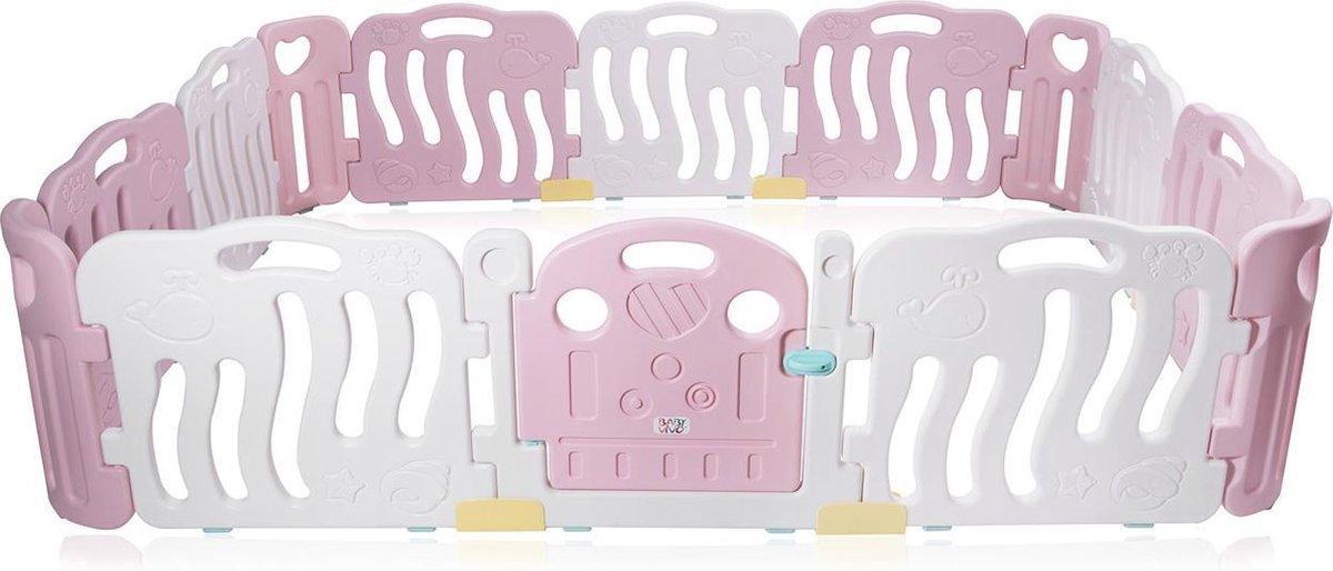 Meubilair - Baby Spelen - Box - Met deur - Verstelbaar - Kindvriendelijk - Kunststof - 155 x 155 x 59 cm