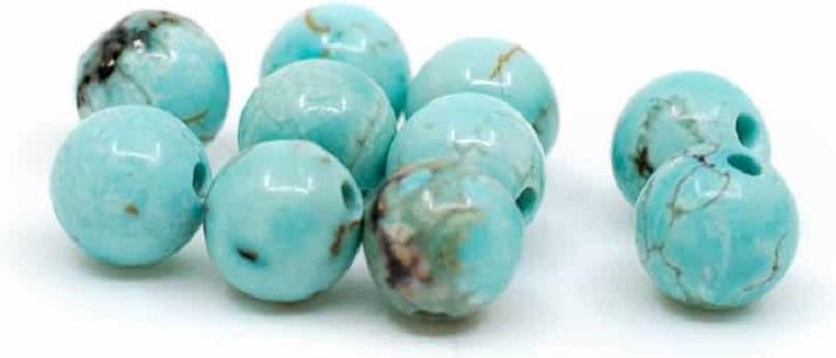 Edelsteen Losse Kralen Turkoois – 10 stuks (4 mm)