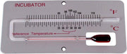 Broedthermometer op paneel