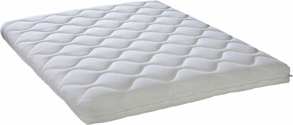 ABZ Baby Matras met wasbare hoes - 95x75x6 cm - Wit