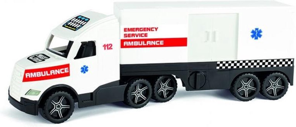 Wader Ambulance Truck 79 Cm Wit