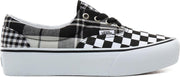 Vans - Dames Sneakers Vans Era Platform (Plaid Checkerboard) - Zwart - Maat 40
