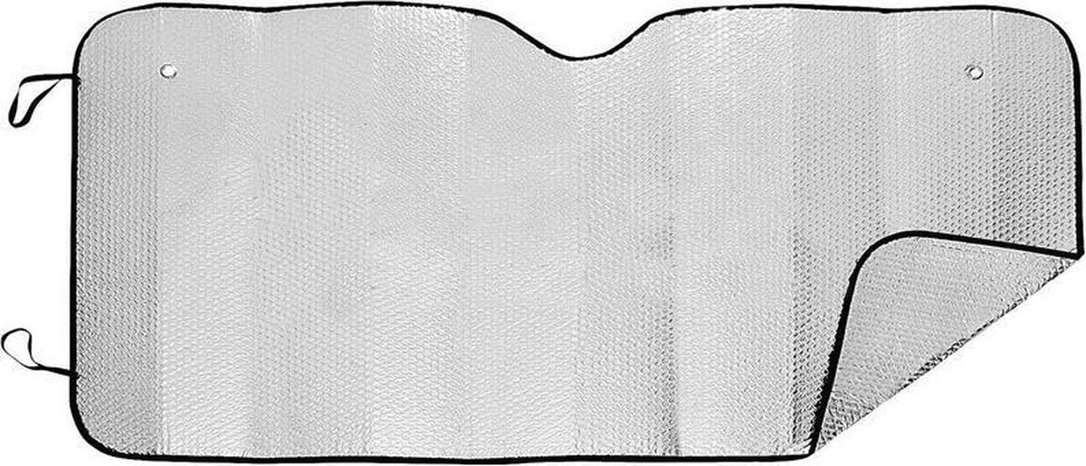 Auto zonnescherm/anti vorst deken tweezijdig 74 x 143 cm - Zonneschermen anti vriesscherm raamdeken
