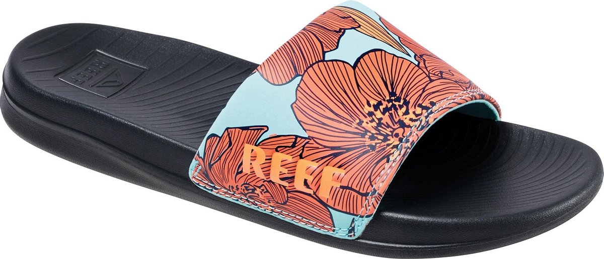 Reef Slippers - Maat 41 - Vrouwen - Rood/Licht blauw/Zwart