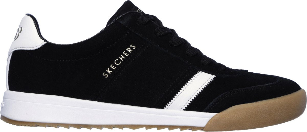Skechers Zinger 2.0-The White Stripe Dames Sneakers - Black/White - Maat 40