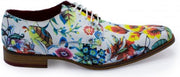 GENTS | Schoenen Heren | Nette Veterschoen leer bloemprint 0057 Maat 45