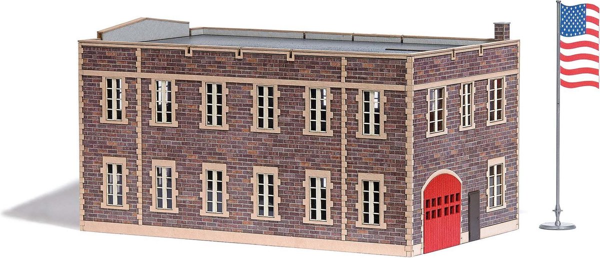 Busch - Us Feuerwache H0 (7/19) * (Bu9732)