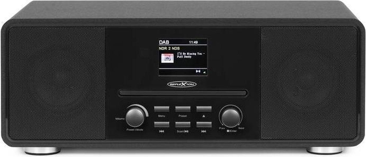 Reflexion HRA19DAB/BK Tafelradio DAB+