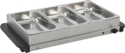 Warmhoudplaat - Rvs - Makkelijk schoon te maken - 300 W 3x2