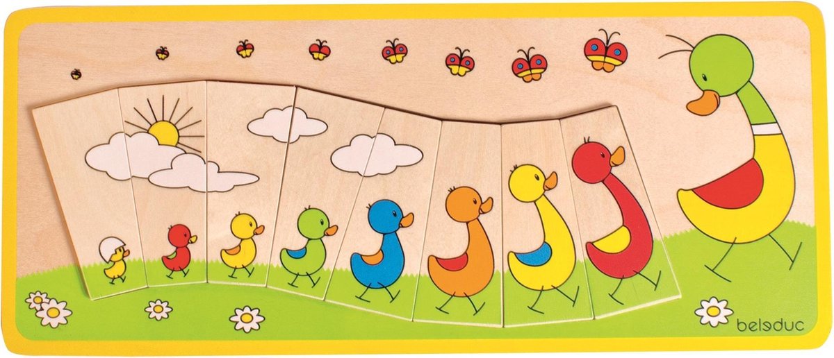 Beleduc Legpuzzel Eendenfamilie 8 Stukjes