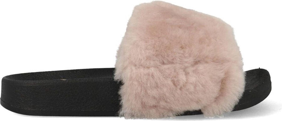 Warmbat Slippers - Maat 39 - Vrouwen - lichtroze/zwart
