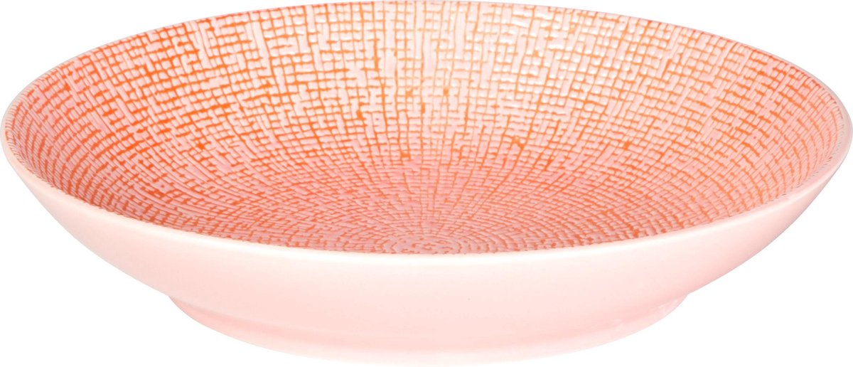 Palmer Pastabord coupe Cubical 23 cm Roze Stoneware 1 stuk(s)