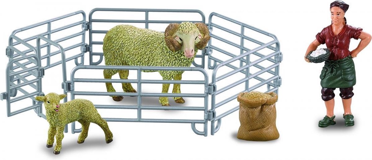 Farmee Schaap - Boerderij speelgoed - complete set inclusief Boerderijdieren