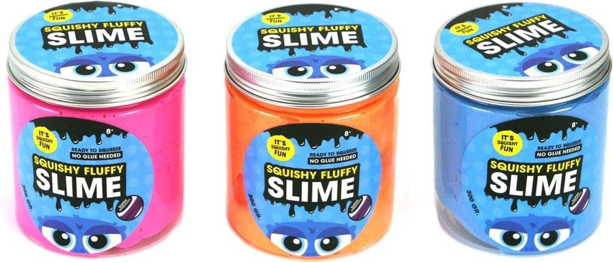 Squishy Fluffy Slime 300 gr Assorti