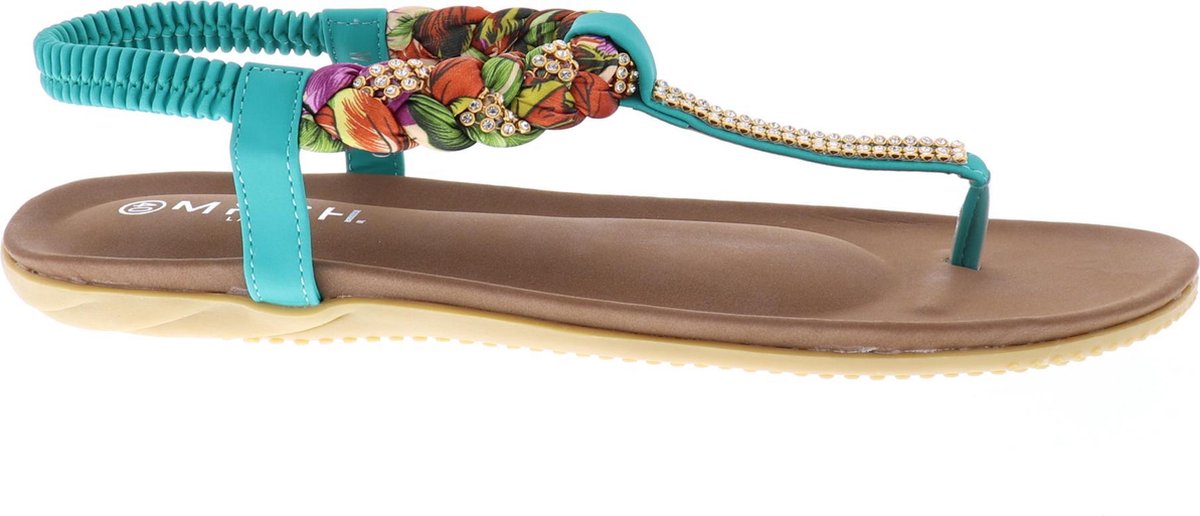 Mrch Label Eline Sandalen Dames - Slippers - Mintgroen
