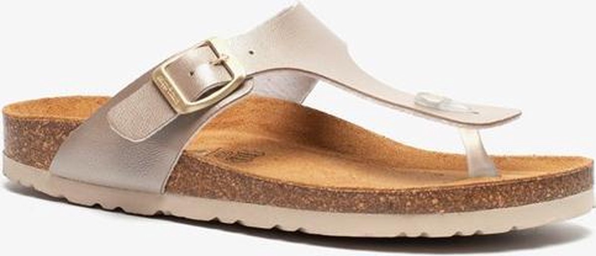 Hush Puppies dames bio teenslippers - Beige - Maat 41