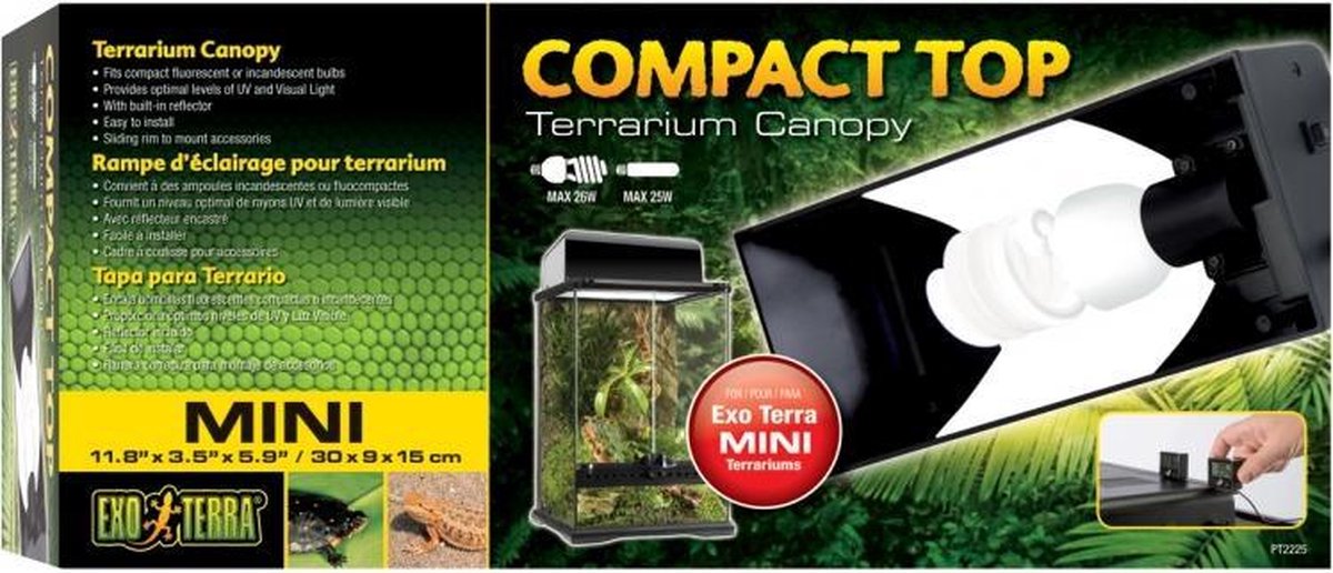 Exo Terra compact top terrariumlichtkap