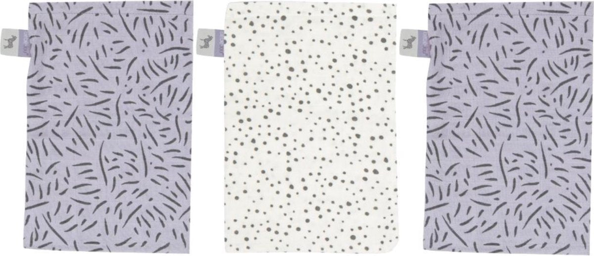 bébé-jou Fabulous Hydrofiel washandjes 3 stuks - Zebra
