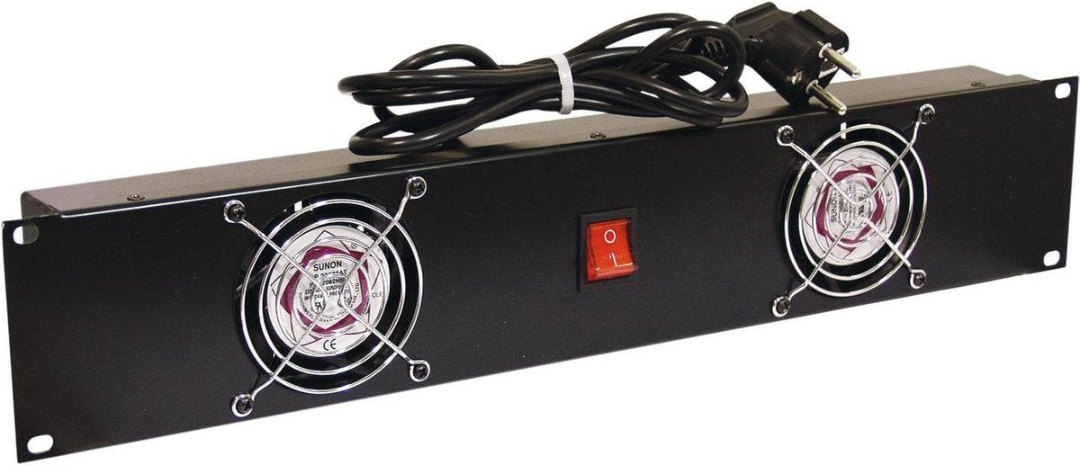 OMNITRONIC Front Panel Z-19 with 2 Fans wired 2U