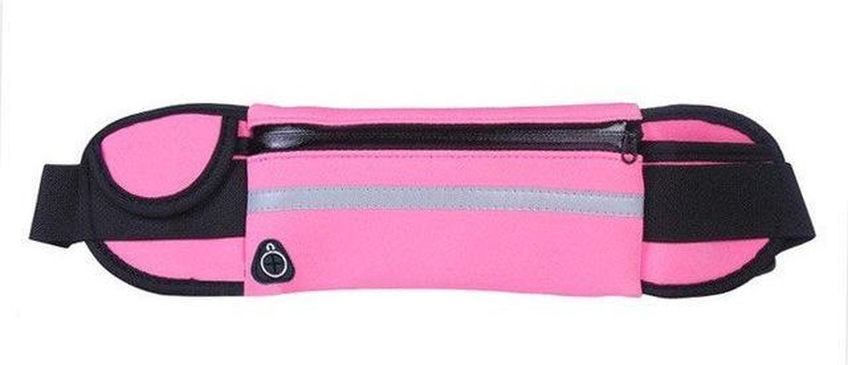 GadgetBay Heuptas sport rennen waterproof smartphone riem fleshouder - Roze