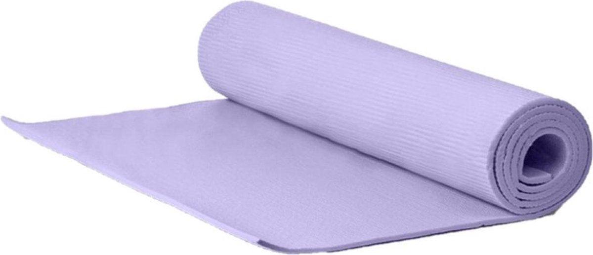 Yogamat/fitness mat lila 183 x 60 x 1 cm - Sportmat/pilatesmat - Thuis sporten