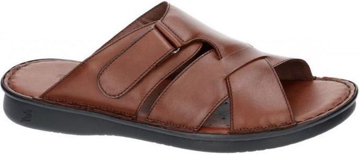 Fbaldassarri -Heren -  cognac/caramel - pantoffel/slippers - maat 39