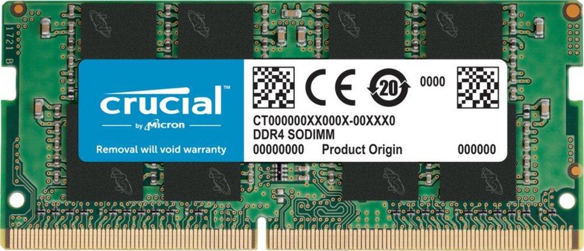 SO DDR4 16GB PC 2666 CL19 Crucial Dual Rank