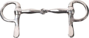 MHS Bit Enkel Gebroken 1/2 Kneveltrens RVS 10 cm