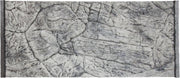 Aquarium-Terrarium achterwand type Thin Grijs 200*50 in 2 delen