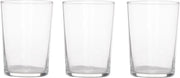 24x Stuks stapelbare waterglazen transparant basic 500 ml - Glazen - Drinkglas/waterglas