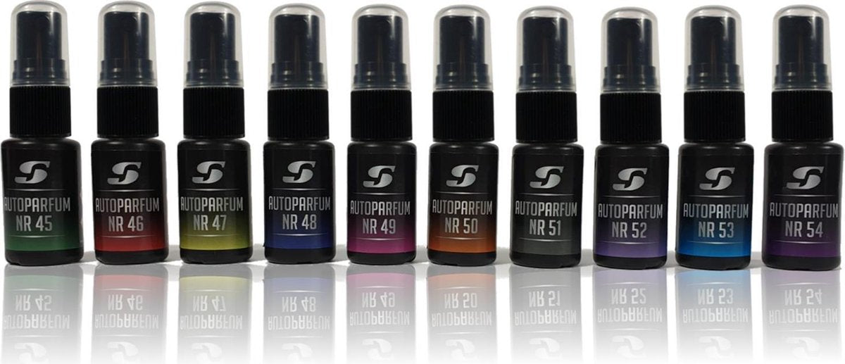 Sireon - Autoparfum - "Try Out " - Pakket - 10 Geuren - 15ml - Luchtverfrisser