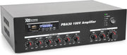 100v versterker - Power Dynamics PBA30 - 30W 100 volt versterker met Bluetooth