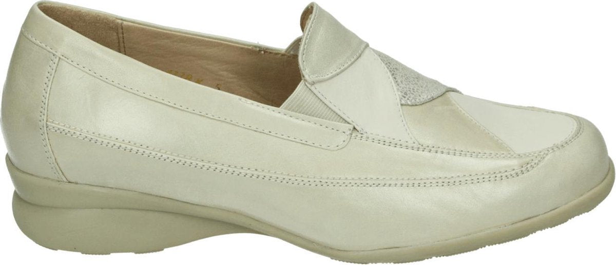 Verhulst 4118 - Volwassenen Instappers - Kleur: Wit/beige - Maat: 42.5