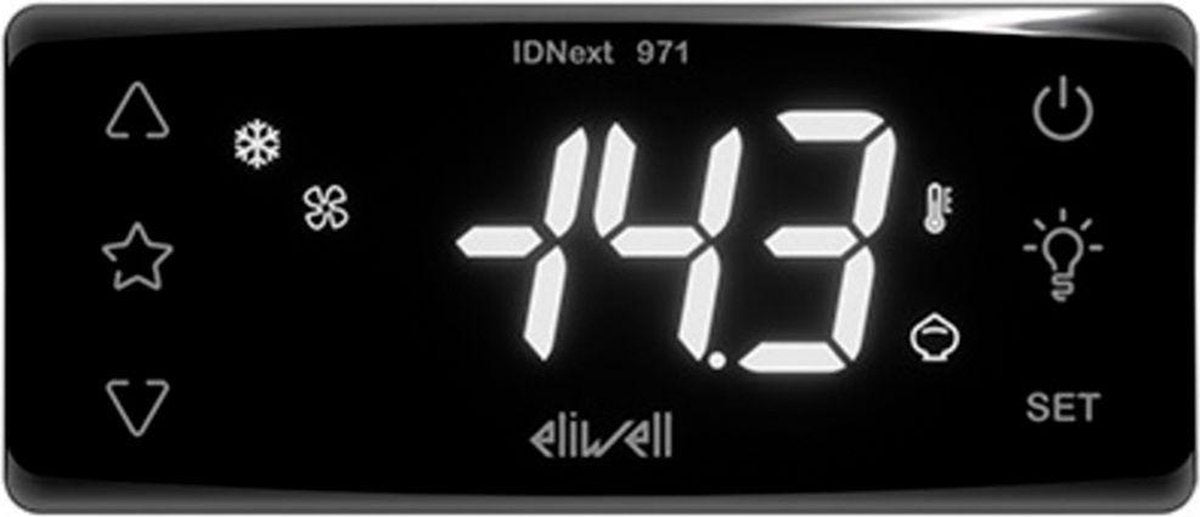 Ontdooiingsthermostaat met alarmfunctie eliwell ID 971/A