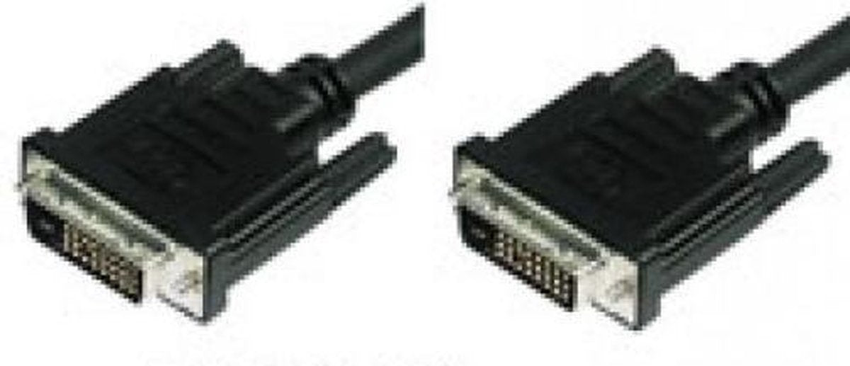 Techly 10m DVI-D DVI kabel Zwart