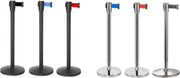 AFZETPAAL ZWART MET 2MTR. BLAUW LINT