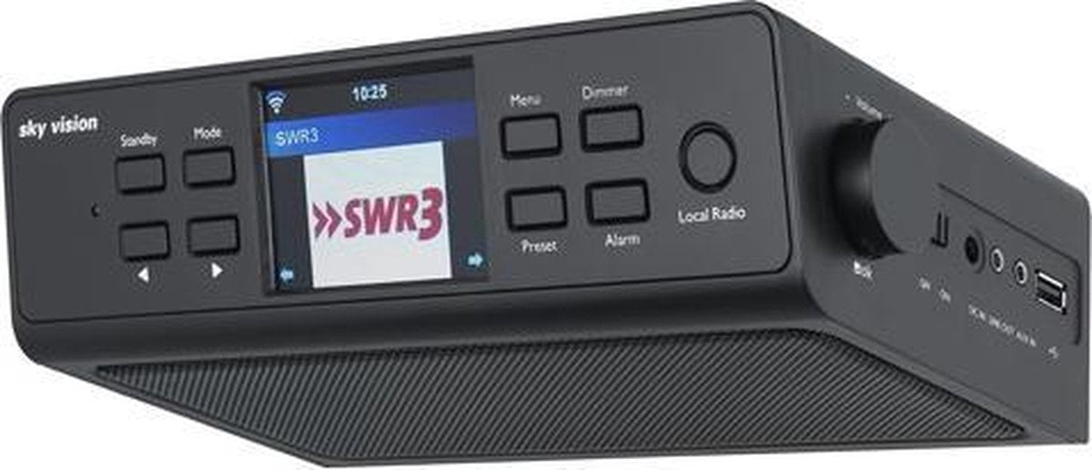 Sky Vision IR 65S Keuken Internet Radio-Zwart