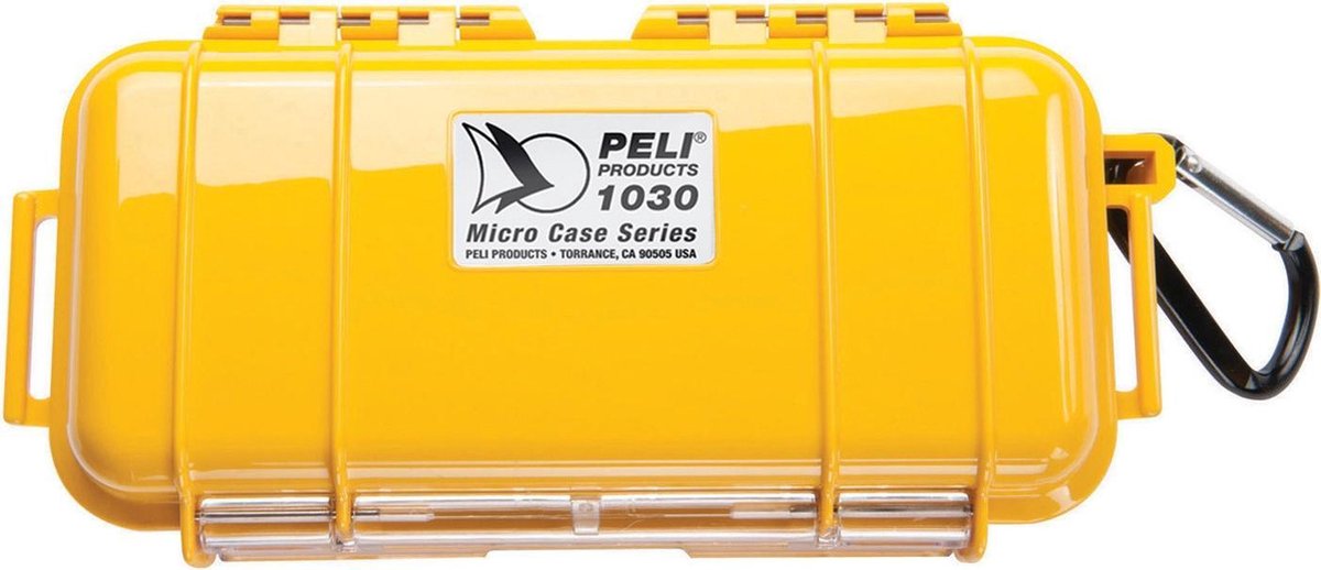Peli Case 1030 Micro Zwart/Geel