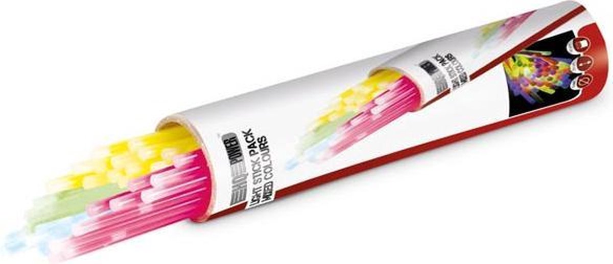 SET LICHTSTAAFJES Ø 0.5 x 20 cm - VERSCHILLENDE KLEUREN (50 st./doos) (HQLS10001)