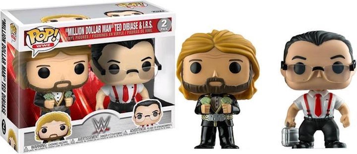 WWE 2pack Million Dollar Man Ted Dibiase & IRS