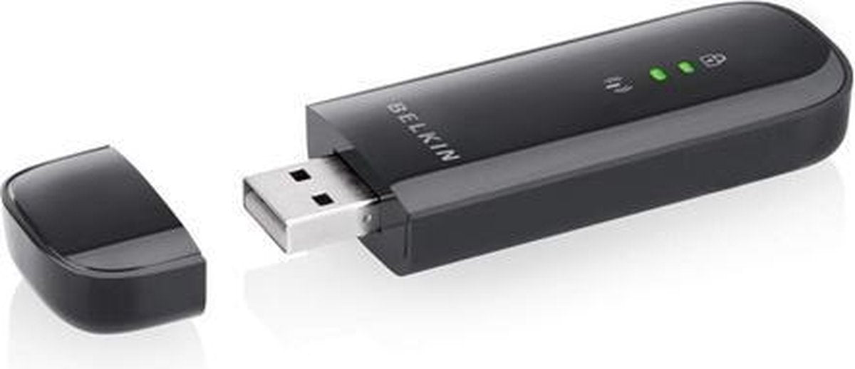 Belkin Play N600 Dual-Band draadloze USB-adapter F7D4101az