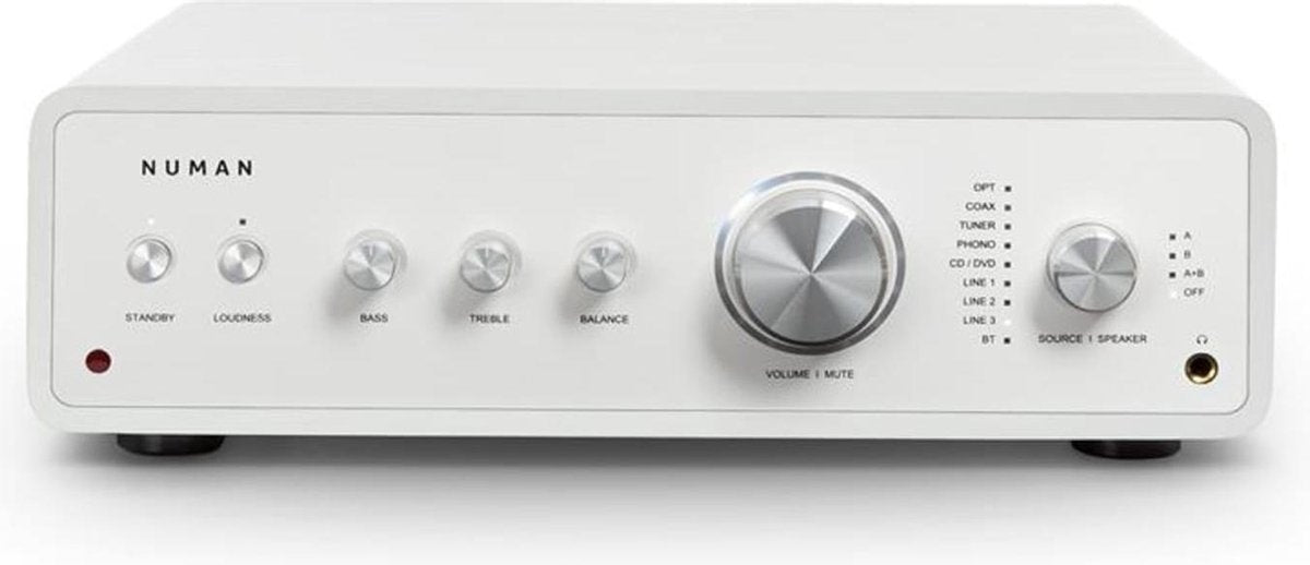 NUMAN Drive Digital stereo versterker 2x 170W /  4x 85W RMS AUX /phono/coax 